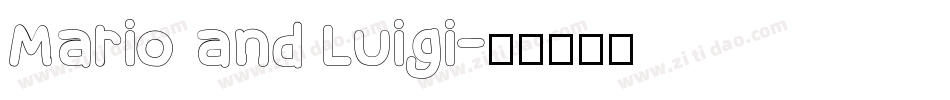 Mario and Luigi字体转换